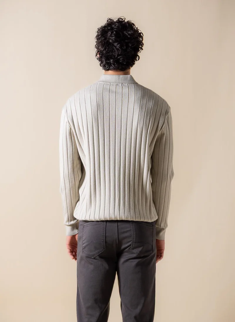 SHAPES DETAILED POLO SHIRT