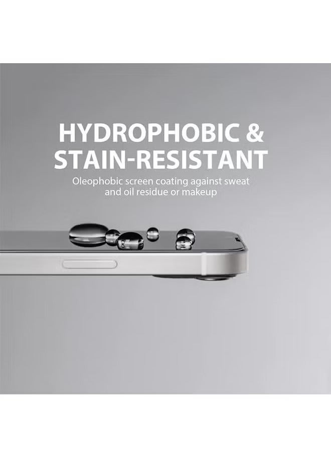 Privacy Screen Protector For iphone 16 Pro 6.9, 9H Tempered Glass for Ultimate Durability & Security- Black - Image 2