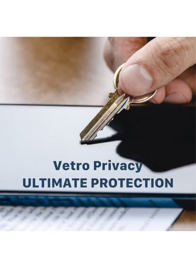 Privacy Screen Protector For iphone 16 Pro 6.9, 9H Tempered Glass for Ultimate Durability & Security- Black - Image 3