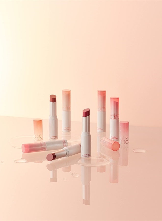 rom&nd Glasting Melting Balm 3.5g, 06 KAYA FIG, Glossy, Pump Lips, Moisture, Translucent, Water Bomb, High Pigmented, Vegan - Image 2