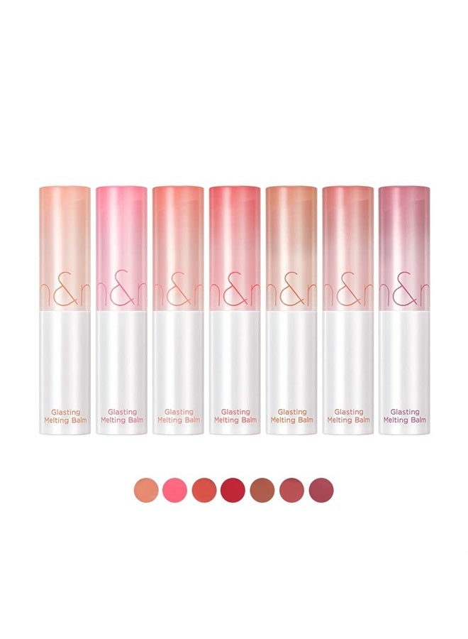 rom&nd Glasting Melting Balm 3.5g, 06 KAYA FIG, Glossy, Pump Lips, Moisture, Translucent, Water Bomb, High Pigmented, Vegan - Image 5