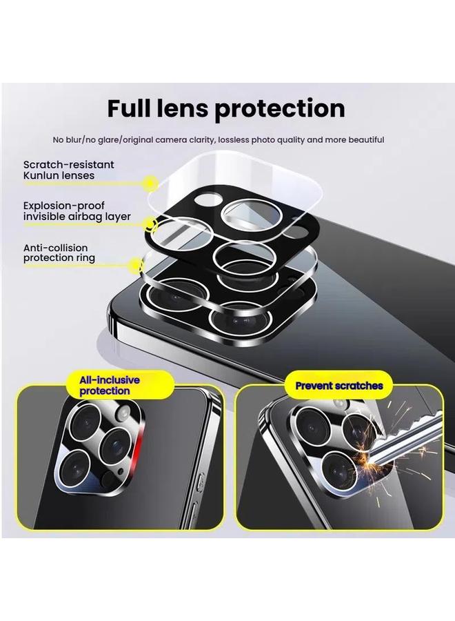 اس-توب جراب لهاتف iPhone 13 Pro Max مطلي بالكهرباء مع وسادة هوائية من الكريستال الجليدي وغطاء كامل مقاوم للصدمات - Image 4