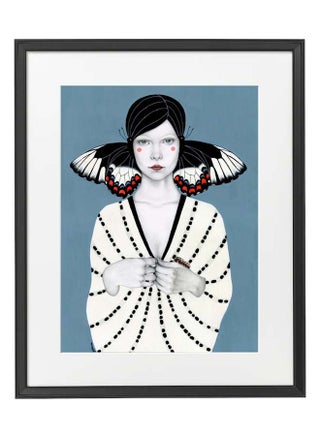 Abstract Female Butterfly Portrait Illustrations Poster With Frame 50x40 cm - pzsku/ZAC4AEDCFAAD6E799C3D0Z/45/_/1663575594/cff56f31-cb17-49da-91ca-a5b3e28e3f6e