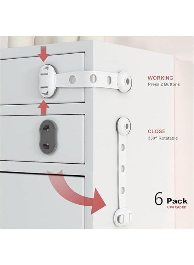 Child Safety locksBaby Safety LockExtra 3M AdhesivesAdjustable Strap Latches to CabinetsDrawersCupboardOvenFridgeCloset SeatDoor 5) - pzsku/ZAC4AF072134780D71F3FZ/45/_/1727008169/e285f69b-c6da-483a-95ce-a98dbc30c428