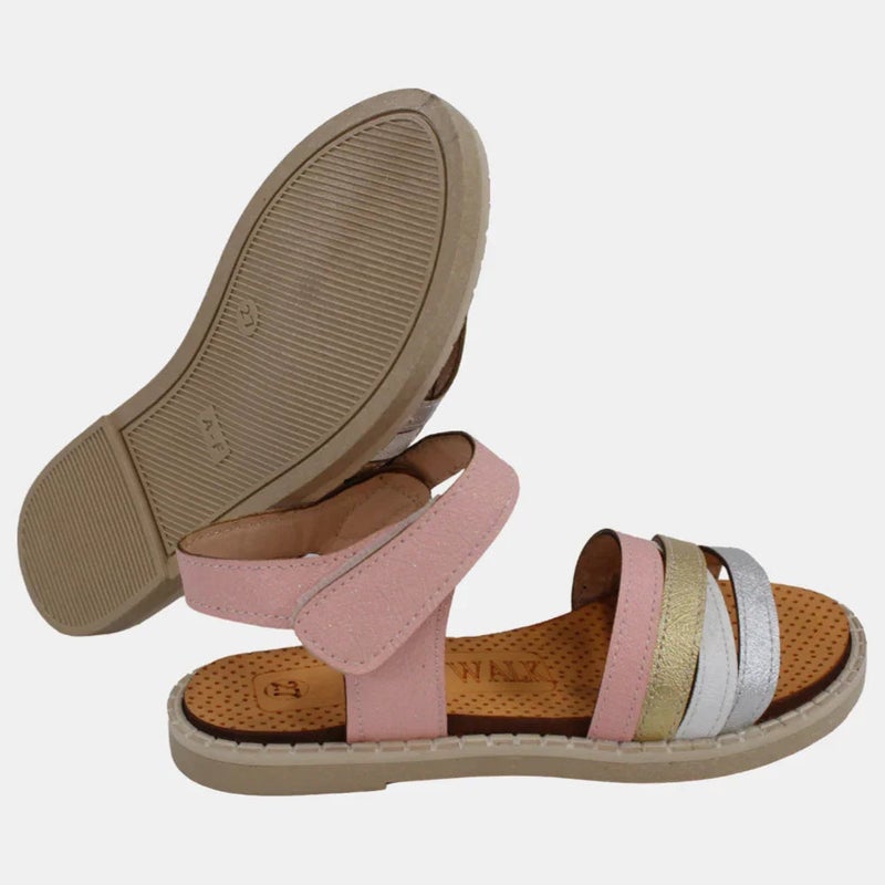 EASY Girls Leather Sandals - Image 3