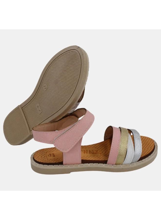 EASY Girls Leather Sandals - Image 3