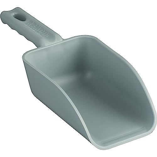 Remco Vikan Remco 630088 Color-Coded Plastic Hand Scoop - BPA-Free Food-Safe Kitchen Utensils, Restaurant and Food Service Supplies, 16 oz, Gray - Image 1