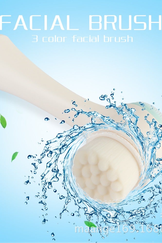 مانجي فرشاة غسل الوجه ثلاثية الأبعاد على الوجهين فرشاة تنظيف الوجه السيليكونية - Image 2