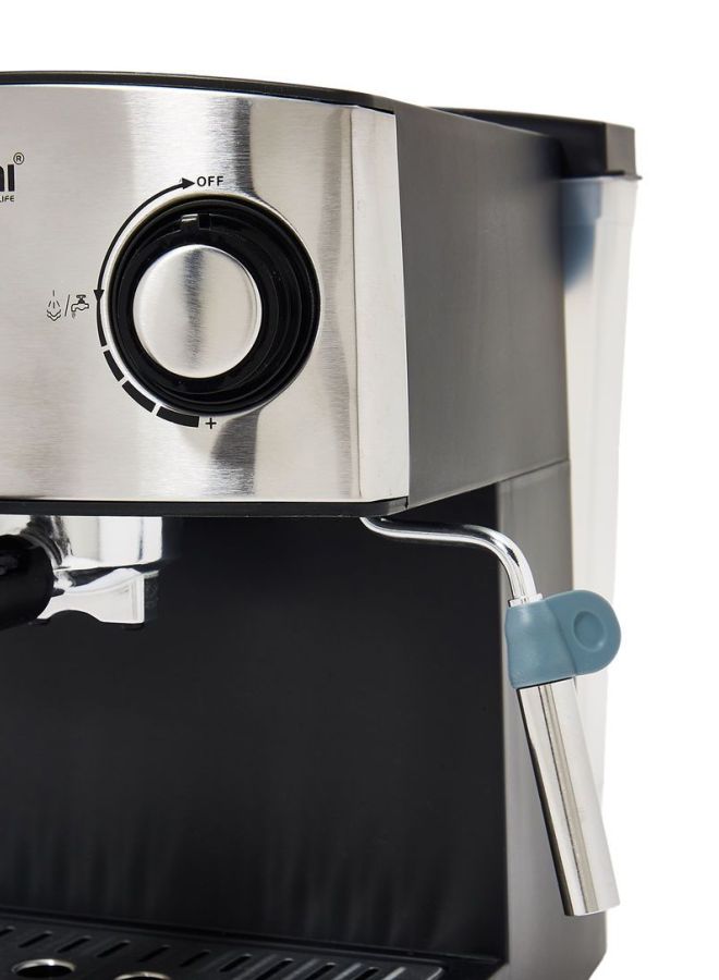 DESSINI Super Automatic Powder Espresso Machine 850 W DEM444 Black/Silver - Image 4