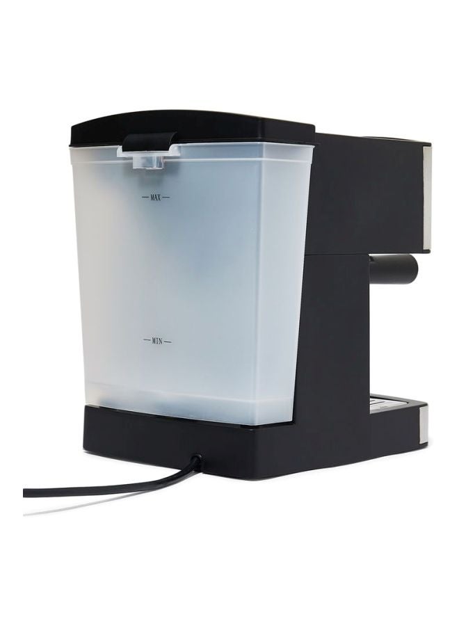 DESSINI Super Automatic Powder Espresso Machine 850 W DEM444 Black/Silver - Image 2