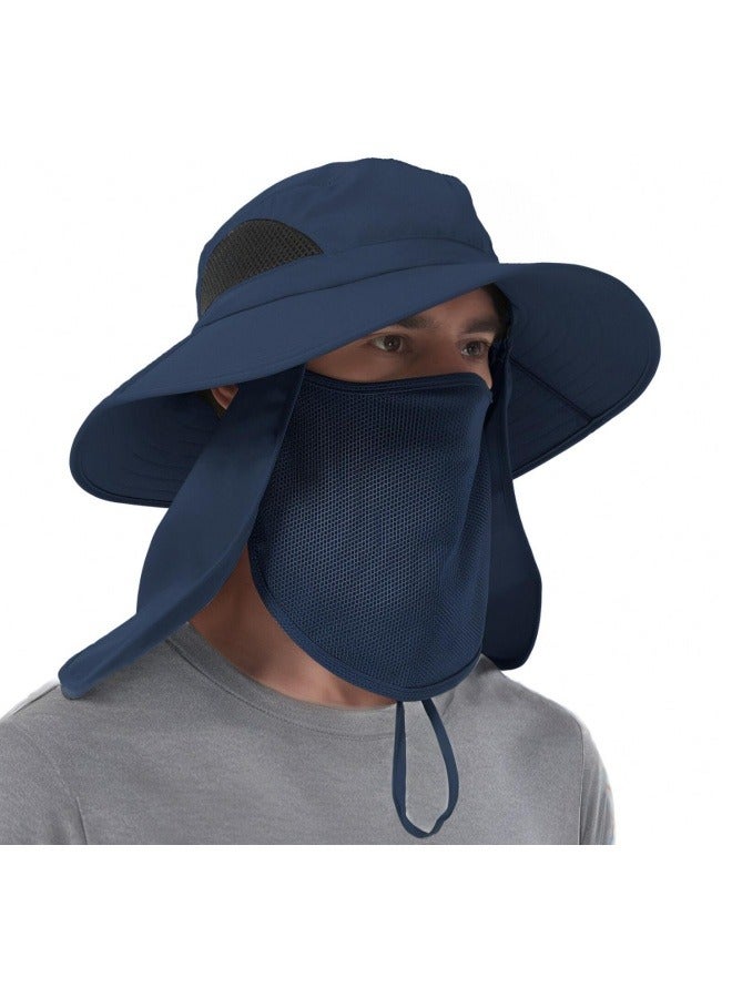 NIBEMINENT Wide Brim Sun Hat, UPF 50+ UV Protection Waterproof Packable Bucket Hat for Men & Women, Fishing Hiking Beach Garden - Image 1