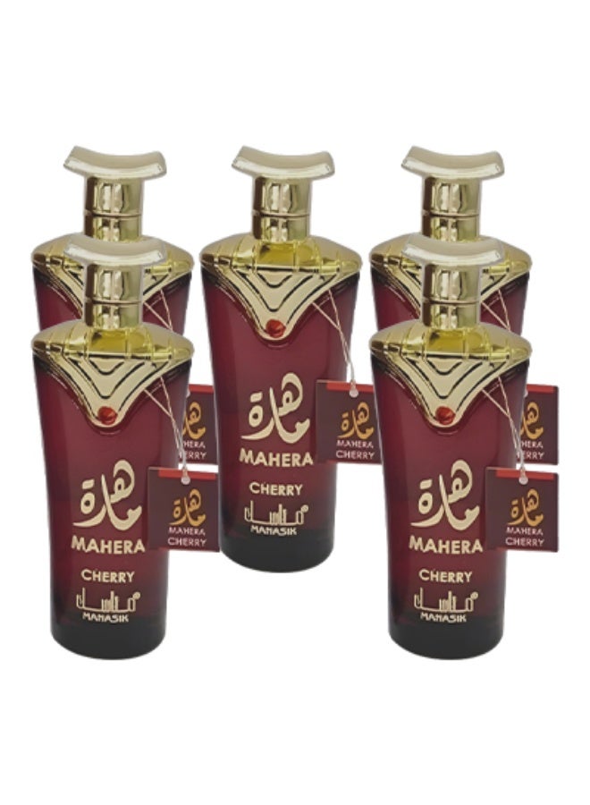مناسك 5 قطع عطر ماهيرا بالكرز للنساء 100 مل - Image 1