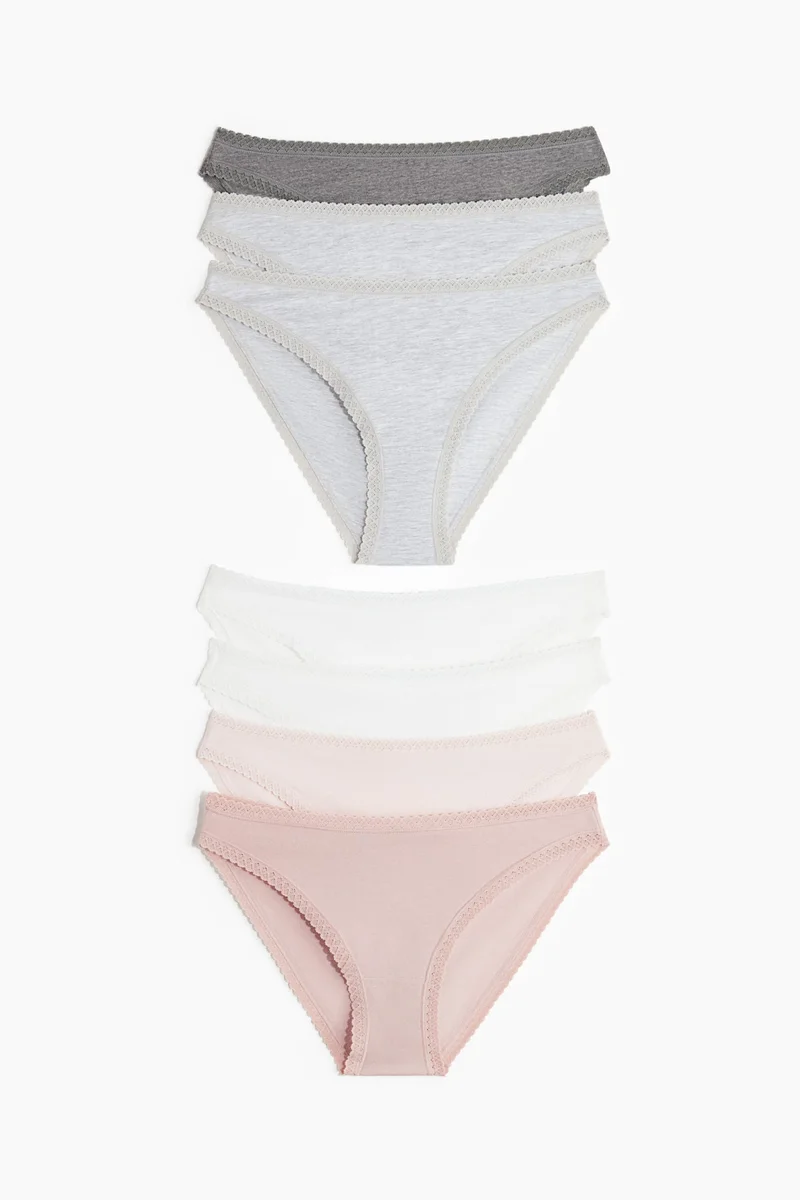 H&M 7-pack cotton jersey bikini briefs