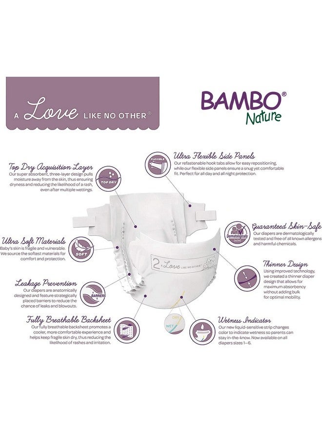 BAMBO NATURE حفاضات أطفال مميزة (الأحجام من 0 إلى 6 متاحة) الحجم 5 عدد 25 - Image 5