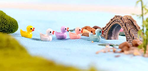 Chocozone Pack of 30 Cute Duck Miniatures Garden Decoration Gifts Home Decor Fairy Garden Decor Landscape Decorations - Image 4