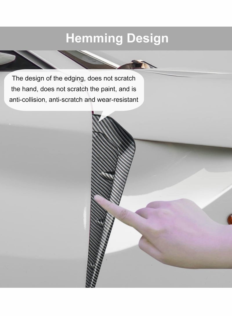 Barakah Car Fender Side Vents 1Pair ABS Carbon Fiber Spoiler Compatible Stickers Decorative Air Flow Intake Hole Grille Auto Exterior Accessories - Image 5