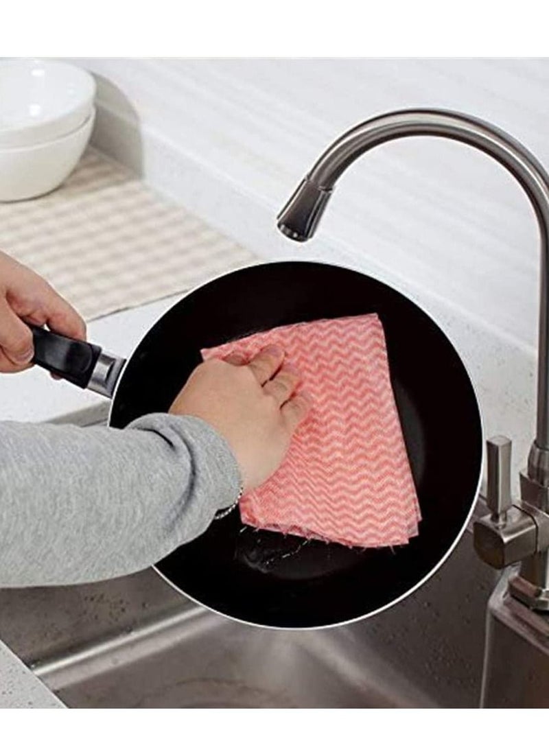 SKY-TOUCH - 3 Rolls Reusable Household Kitchen Towels Disposable Cleaning Cloth Dish Cloth Dish Towels Dish Rags Reusable Kitchen Papper Towels - Image 1