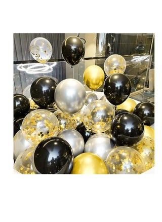 Black Golden Silver Chrome And Confetti Balloons For Birthday Anniversary Graduation Party Decoration - pzsku/ZAC4B95627D6477EA8C3DZ/45/1746019329/fcb87d44-ef93-438f-aa2b-2d1ced7223b8
