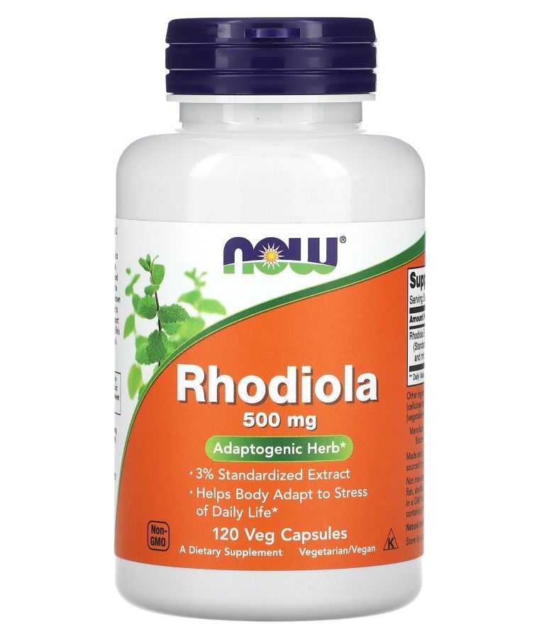 now Rhodiola 500 mg  120 Veg Capsules