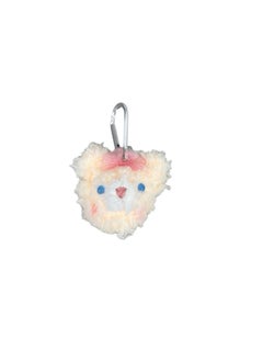 Plush Cartoon Flower For Apple Airtag Locator Protective Case Pet Anti-Lost Tracker Case-Color:Scarf Bear-Applicable Models:Airtag