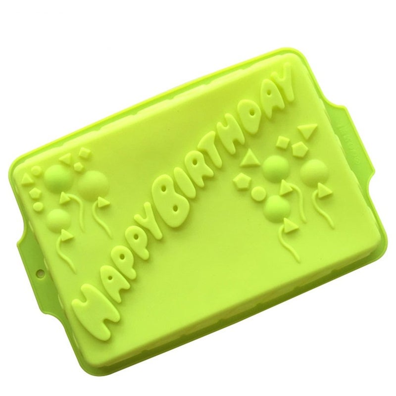 FantasyDay 13'' Happy Birthday Cake Mold Silicone Baking Molds Party Cake Bakeware for Your Birthday Dessert, Cake, Bread, Tart, Pie, Flan and More #7 - Image 3