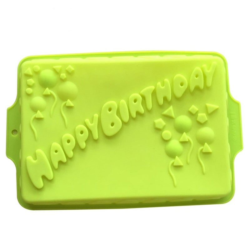 FantasyDay 13'' Happy Birthday Cake Mold Silicone Baking Molds Party Cake Bakeware for Your Birthday Dessert, Cake, Bread, Tart, Pie, Flan and More #7 - Image 2