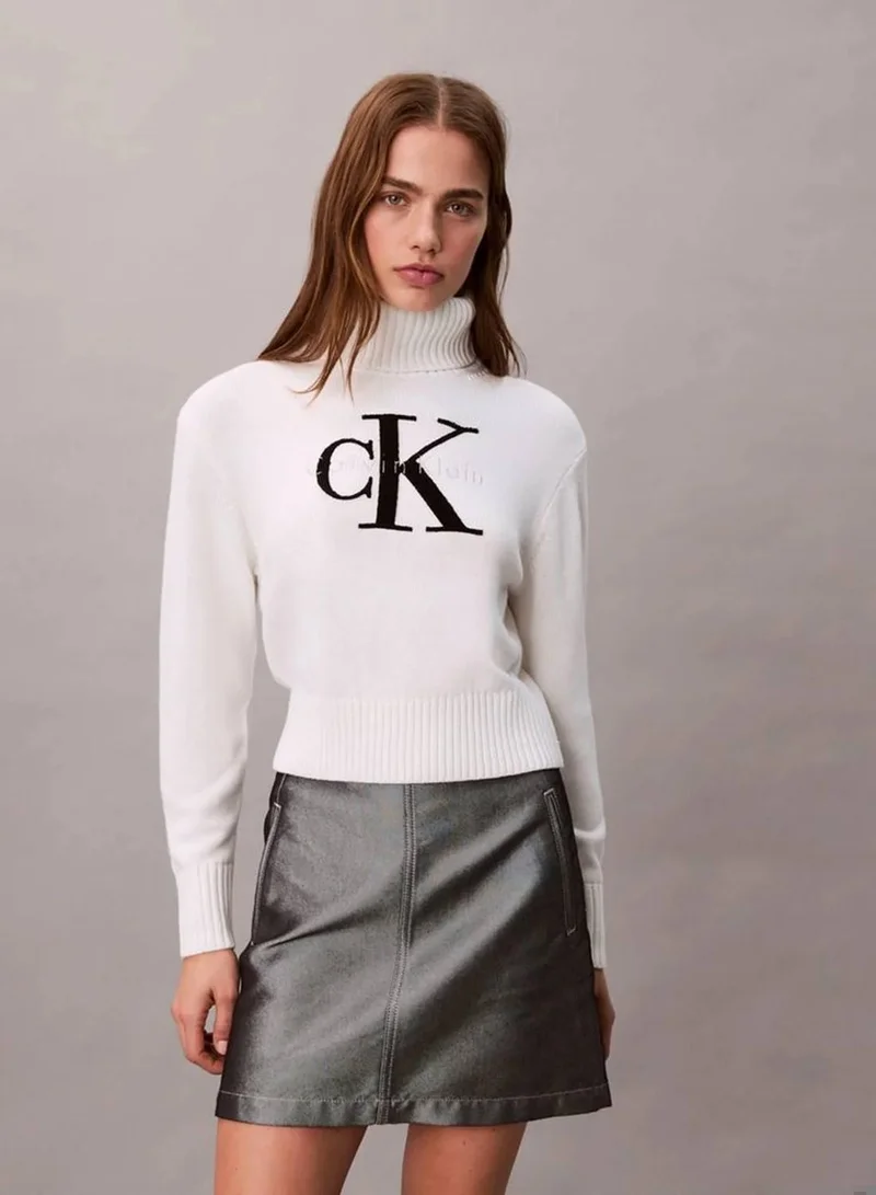 Soft Chenille Roll Neck Jumper
