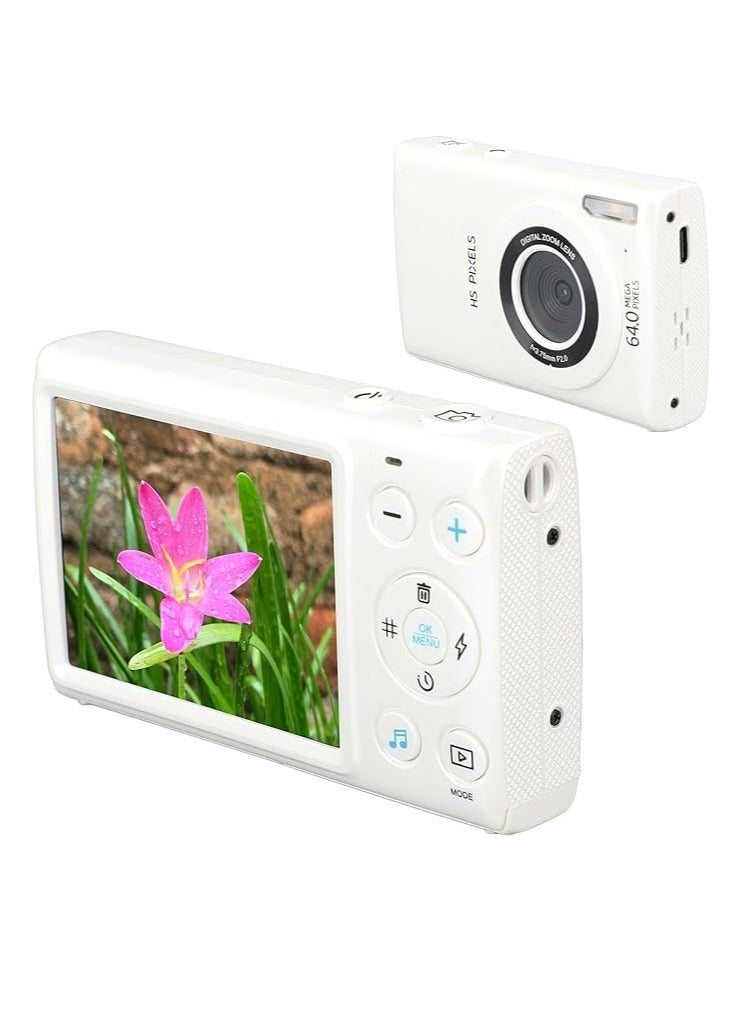 Generic 4K 64MP Digital Camera MP3 Player 18X Zoom Auto Focus 2.8 Inch Screen Compact Digital Camera for Travel Gift  - Image 1