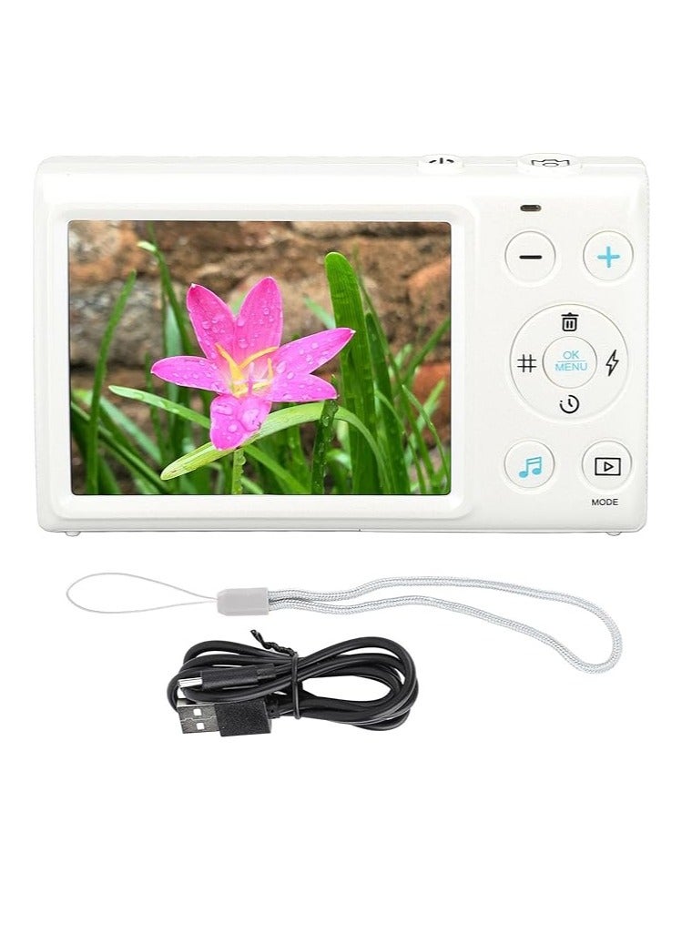 Generic 4K 64MP Digital Camera MP3 Player 18X Zoom Auto Focus 2.8 Inch Screen Compact Digital Camera for Travel Gift  - Image 2