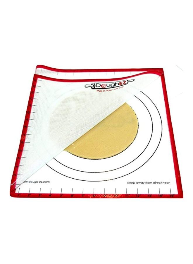Dough EZ DoughEZ Patented Extra Large 17.5 x 32 Non-Slip Silicone Pastry Dough Rolling Mat and 6 Guide Sticks - BPA Free, Approved materials - Image 4