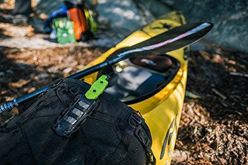 GEAR AID Akua Blunt Tip Paddle Knife with Serrated Blade and Quick Release Sheath, Titanium-Coated 3” Blade - Image 4