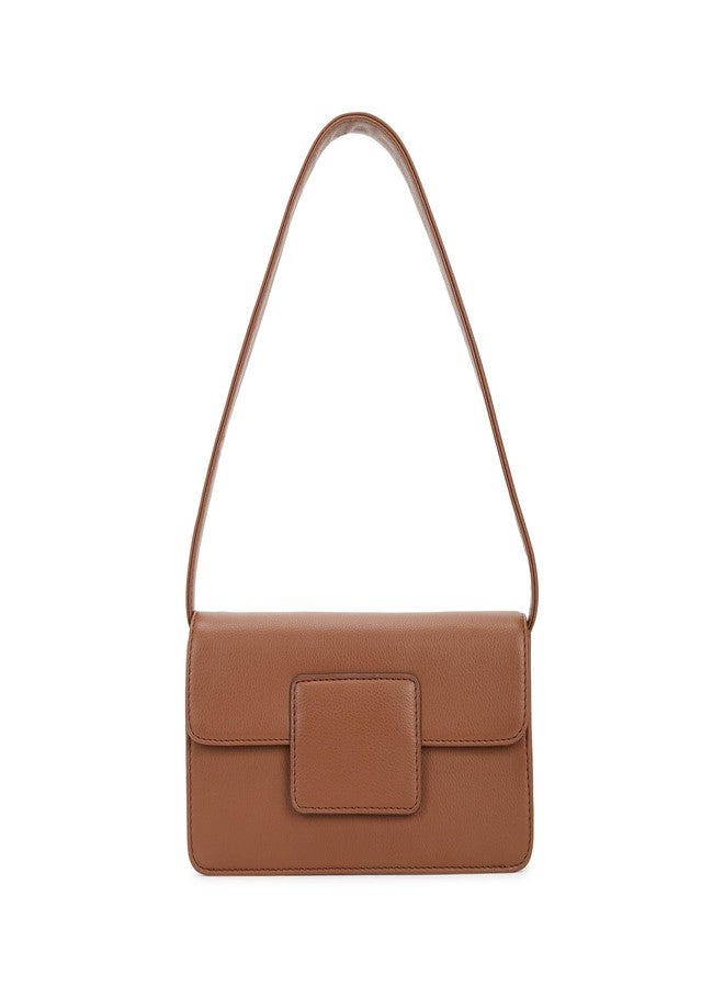 Fastrack Blush Muse Shoulder Bag For Women | Faux-Leather Bag with Silver Hardware | Stylish Shoulder Bag For Daily & Casual Use - Image 1