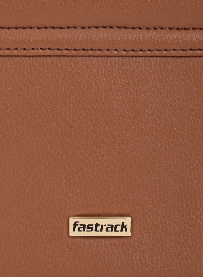 Fastrack Blush Muse Shoulder Bag For Women | Faux-Leather Bag with Silver Hardware | Stylish Shoulder Bag For Daily & Casual Use - Image 4