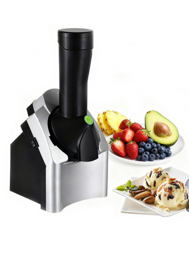 ماكينة صنع الآيس كريم بالفواكه المجمدة، ماكينة صنع الآيس كريم الأوتوماتيكية الناعمة، ماكينة صنع الآيس كريم الكهربائية المنزلية للحلويات، تقديم صحي، آلة صنع الزبادي المجمد، لمحبي الحلويات المنزلية - Image 1