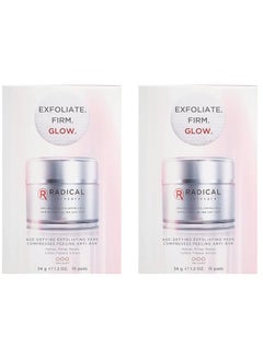Radical Skincare Radical Skincare Age Defying Exfoliating Pads Removes Dead Skin Evens and Brightens Skin Tone for Radiant Glow  For All Skin Types Including Sensitive Skin  Paraben  Cruelty Free 15 Pads 2 Pack 