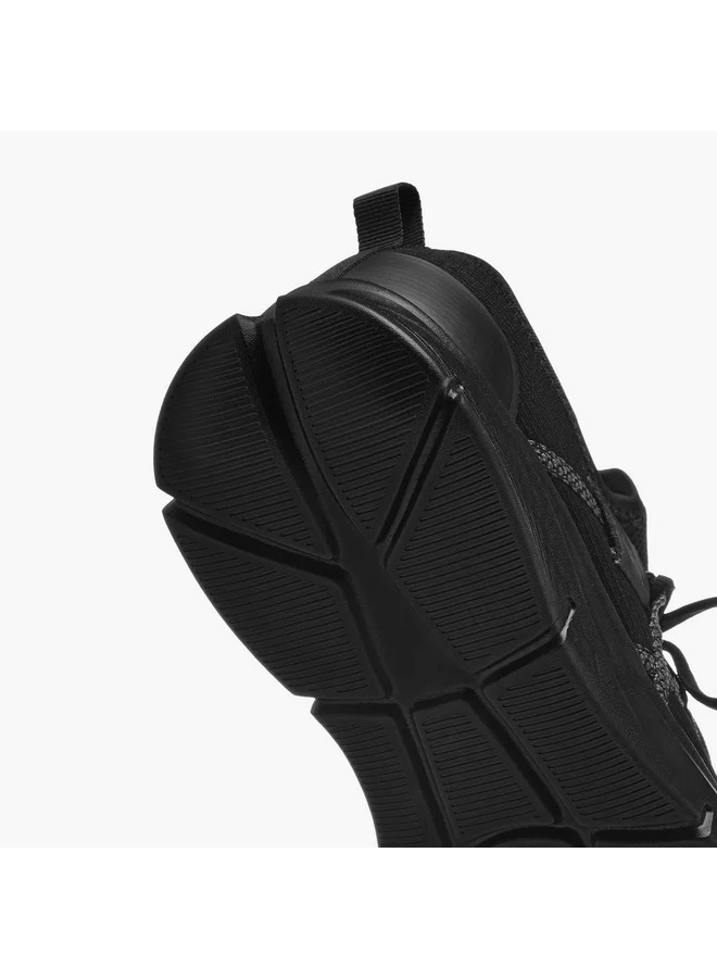 داش Men's Textured Lace-Up Sports Shoes