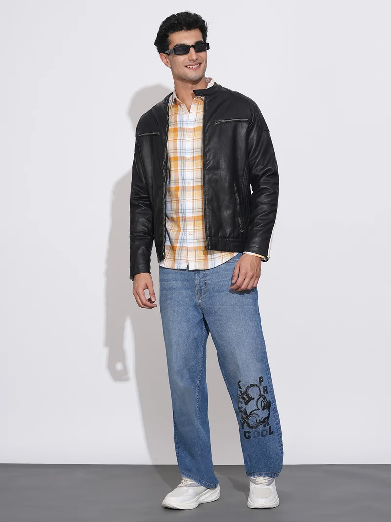 Being Human MID TONE Men Regular Fit Mid-Rise Light Fade Stretchable Jeans for Men | Best Price UAE