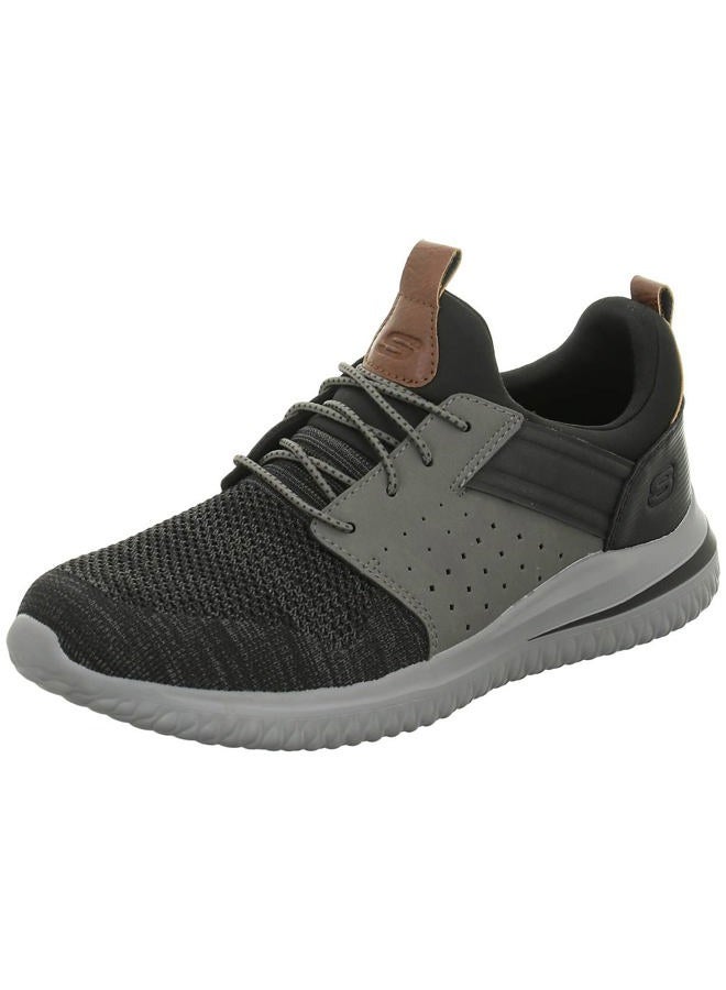 SKECHERS DELSON 3.0 - CICADA, Men's SHOES, BLACK GREY, 40 EU - Image 1