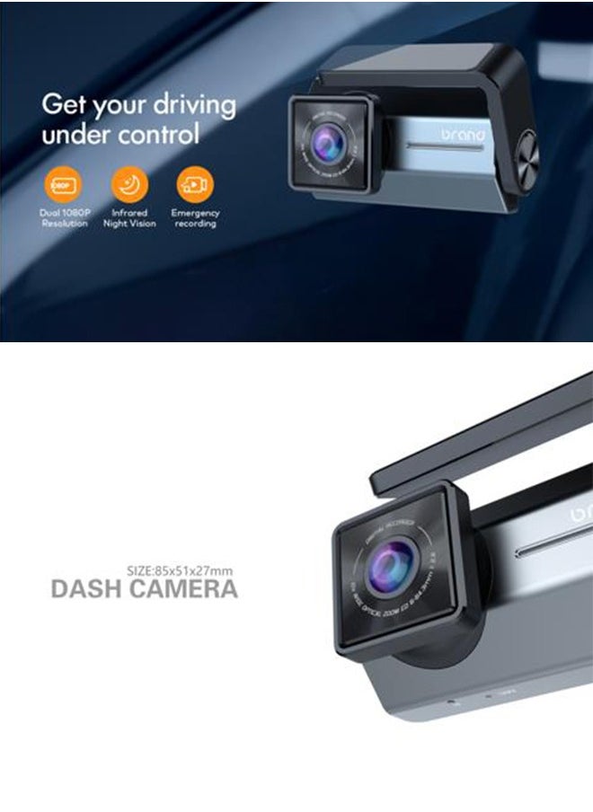FPC 1080P Full HD Dash Cam with Night Vision, Arabic Menu  - Image 3