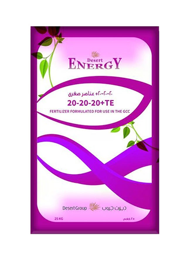 DESERT ENERGY Desert Energy NPK 20-20-20+TE Water Soluble Fertilizer 3KG for Fruits Plants and Flowers  - Image 2