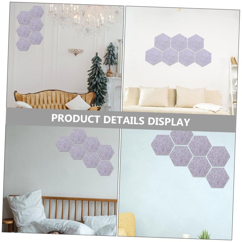 10Pcs Felt Bulletin Board Set For Wall Decor Memo Display Key Holder - Image 4