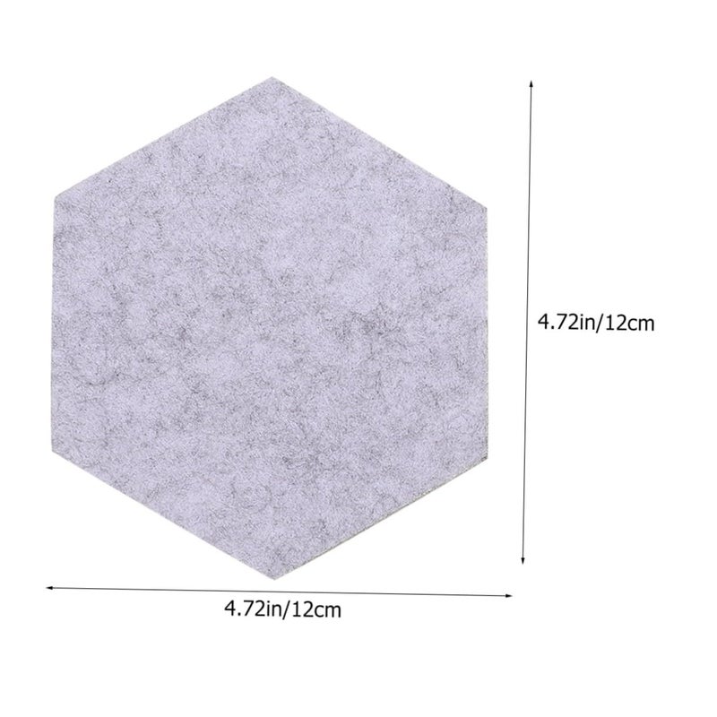 10Pcs Felt Bulletin Board Set For Wall Decor Memo Display Key Holder - Image 3