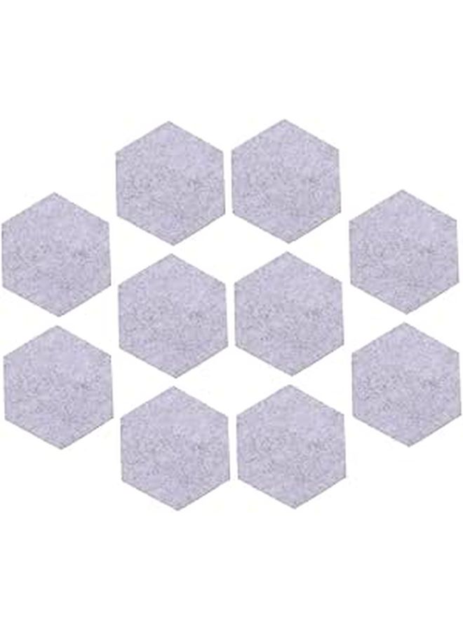 10Pcs Felt Bulletin Board Set For Wall Decor Memo Display Key Holder - Image 1