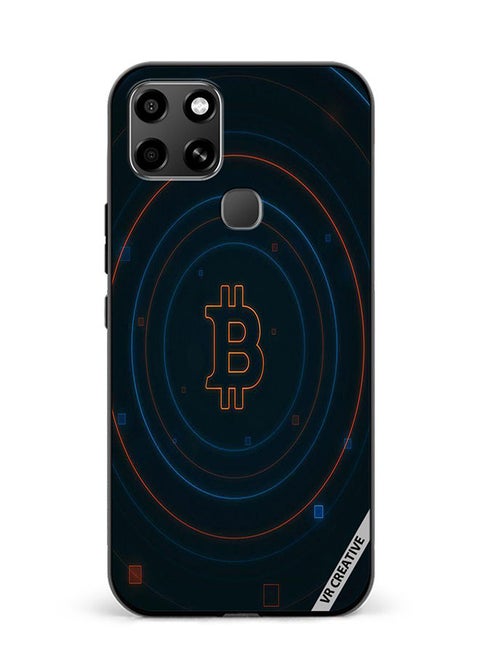 Protective Case Cover For Infinix Smart 6 Crypto Design Multicolour