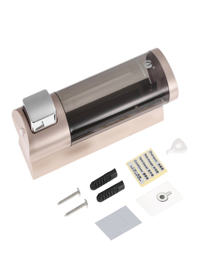 شوانجديان موزع صابون يدوي مع شريط رغوي مزدوج الجوانب مثبت على الحائط، موزع شامبو سائل، جل استحمام، منظف لليدين، موزع لوشن للحمامات والفنادق 200 مل - Image 4