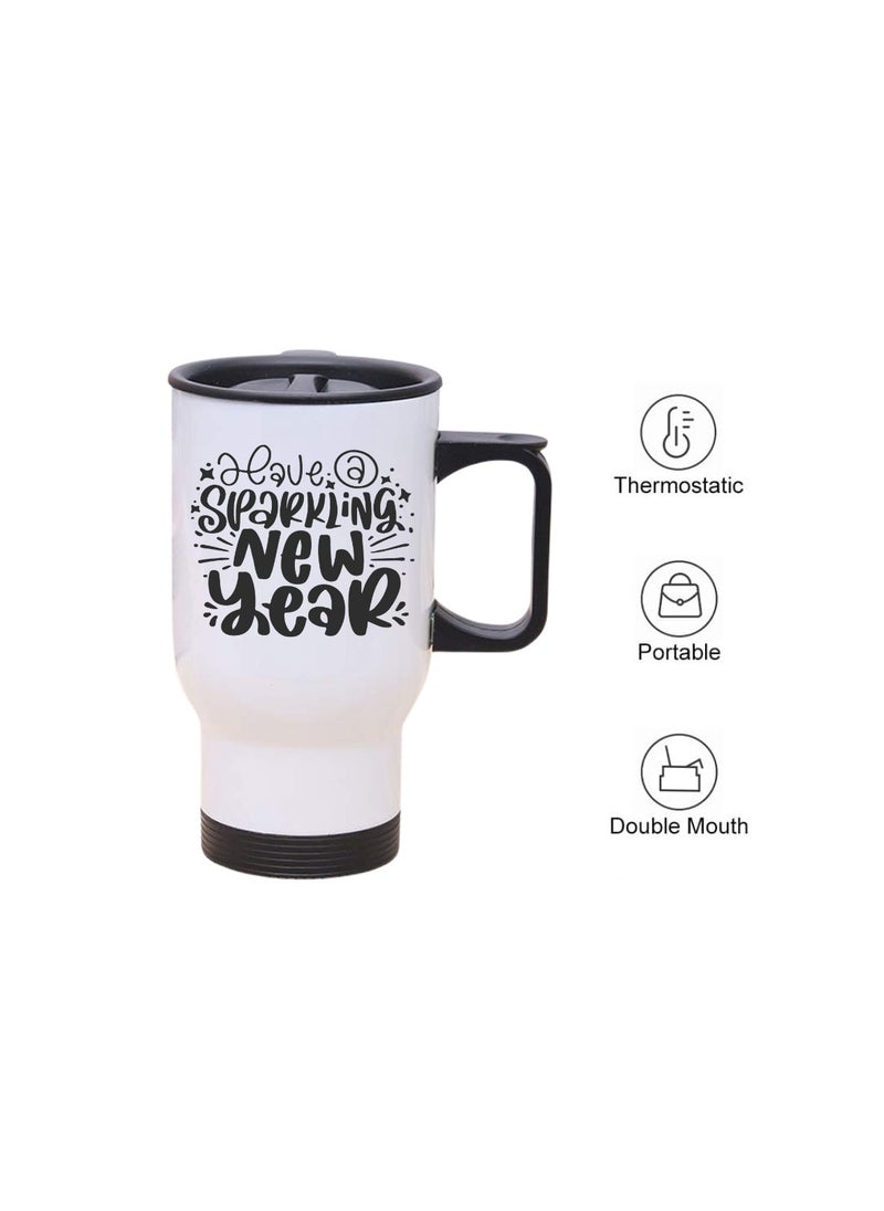 PRINTSHOP4ME Happy New Year Design Printed Travel Mug With New Year Theme Suitable Gift For Family And Friends And Special Person  - Image 3
