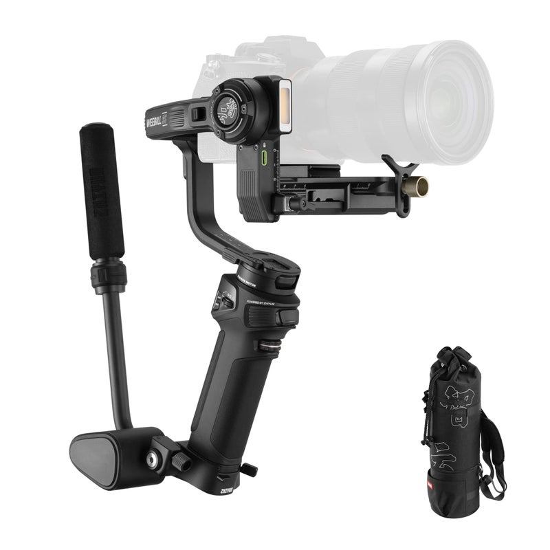 ZHIYUN Weebill 3S Combo Gimbal Stabilizer for DSLR and Mirrorless Camera Canon/Nikon/Sony/Panasonic/Fujifilm, Native Vertical Shooting,Extendable Sling Grip - Image 1