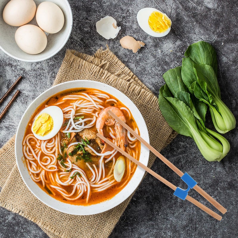 Reusable Chopstick Trainer 6 Pack with Hinged Clamps Skill Assistant for Adults Beginners Multiple Colors - Image 4