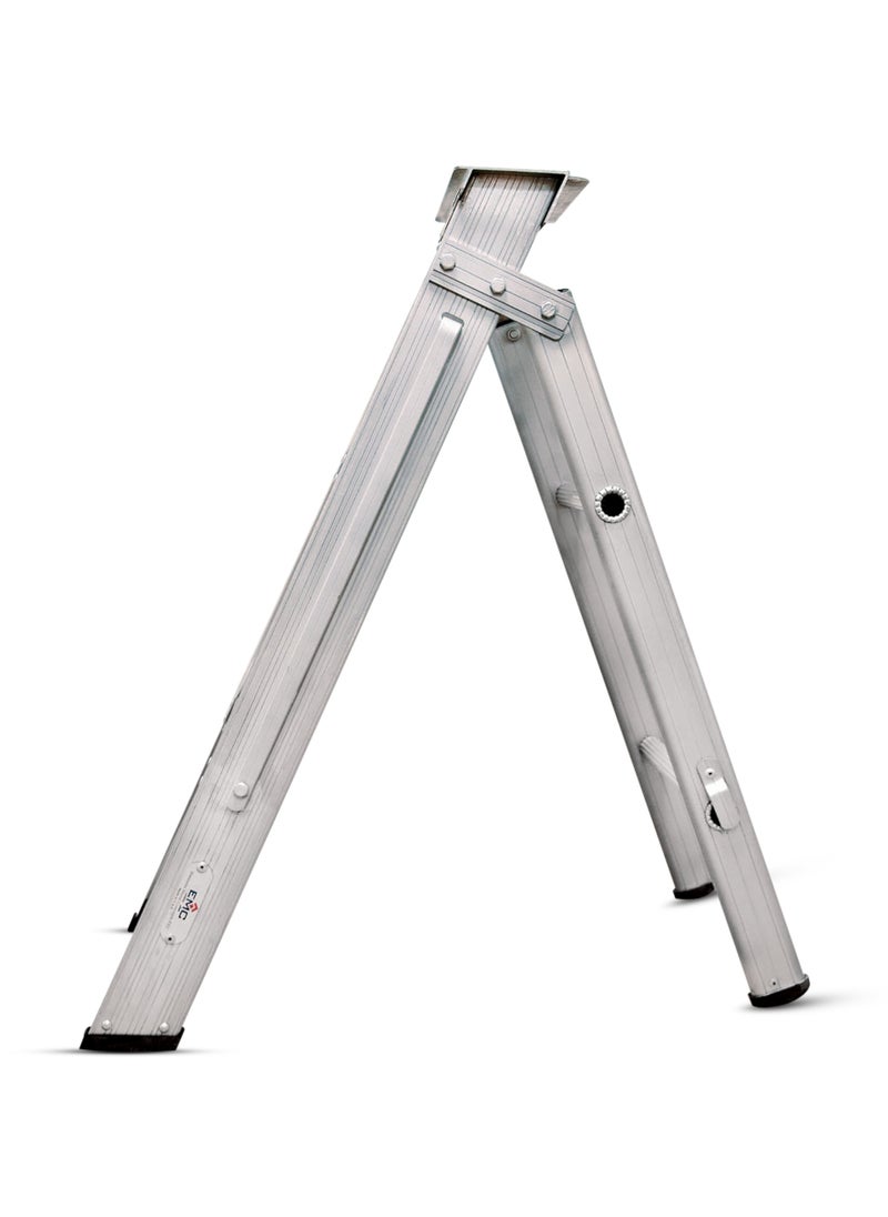 EMC EMC Heavy Duty Foldable Aluminum Ladder, Lightweight Portable Design, Anti-Slip Feet (3 STEPS)  - Image 2