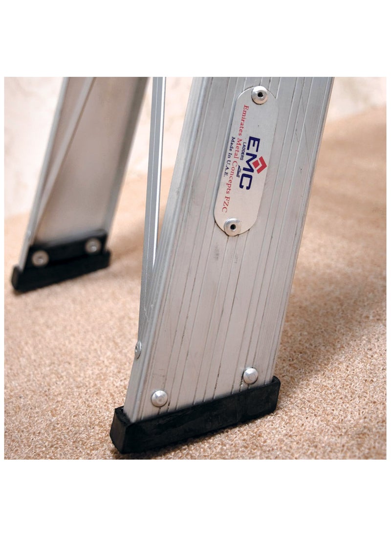 EMC EMC Heavy Duty Foldable Aluminum Ladder, Lightweight Portable Design, Anti-Slip Feet (3 STEPS)  - Image 3